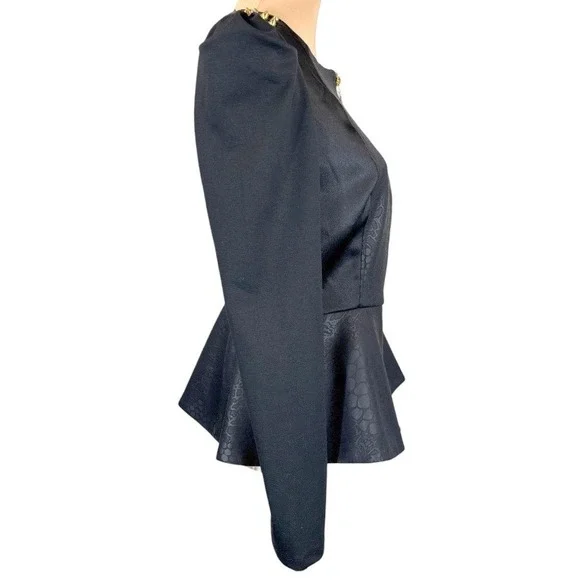 MARK. All Good Points Studded Croc Jacket Medium - Picture 4 of 10